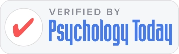Psychology Today verified badge for London therapist, Katie Merritt.