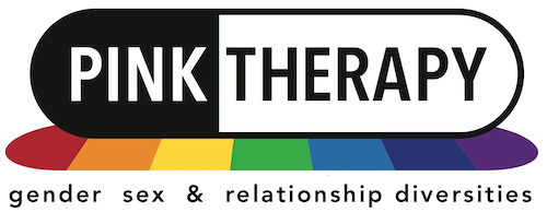 Pink Therapy logo.